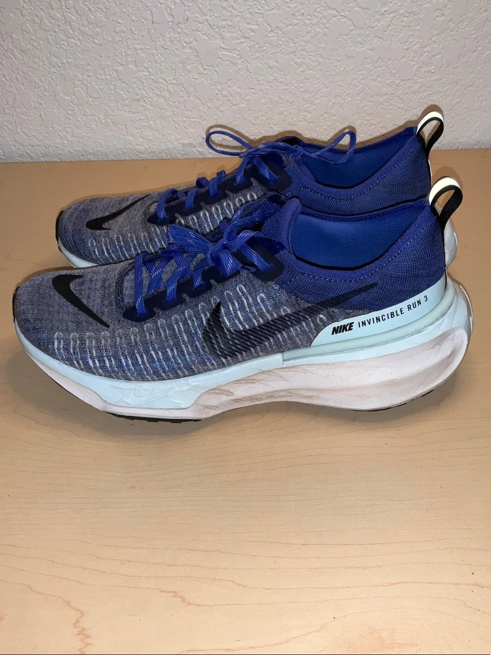 Nike Invincible 3 Running Shoes Blue Black Men’s Size 9.5